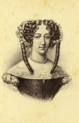 Frankreich Paris Hortense Mancini Duchesse de Mazarin altes CDV Foto Neurdein 1870