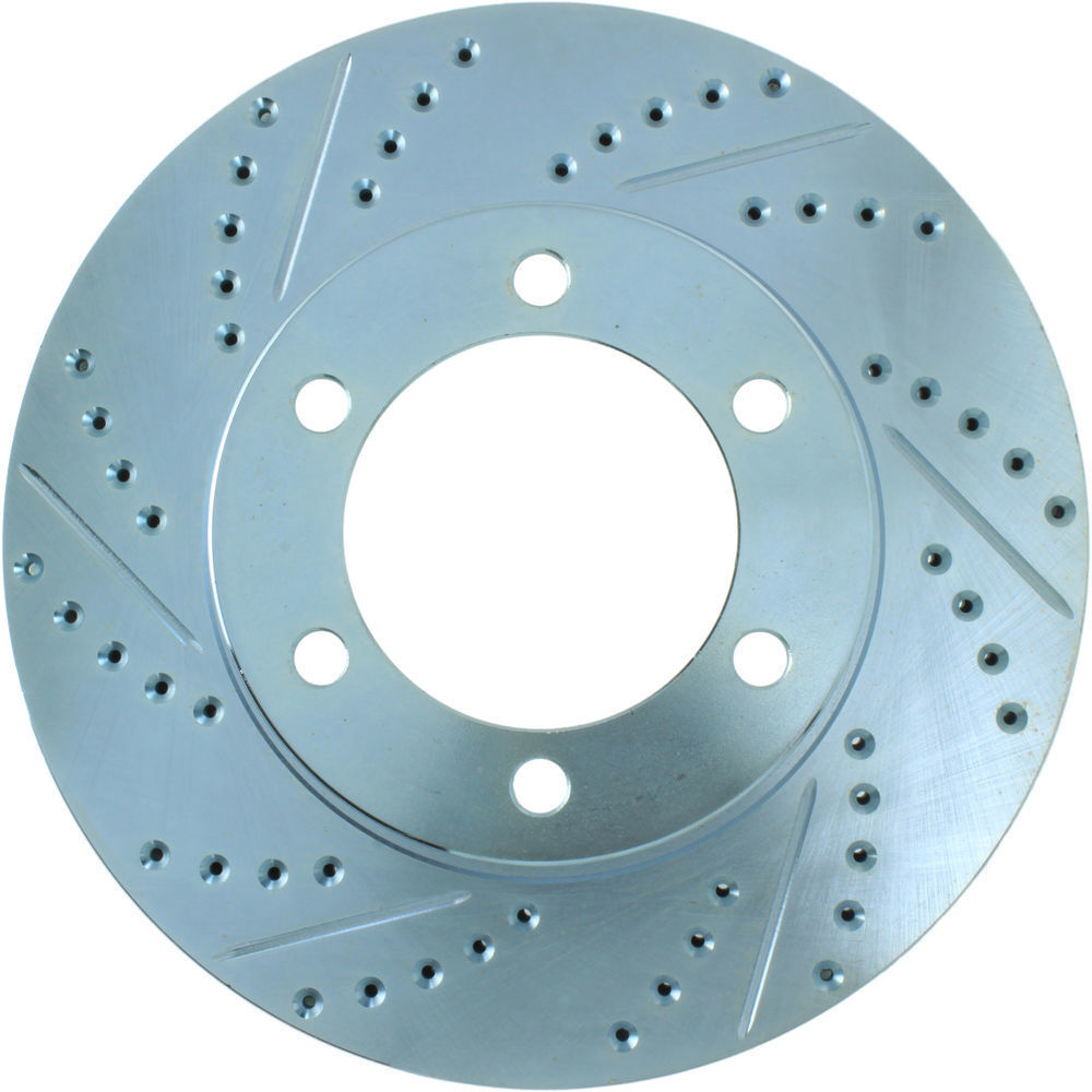 StopTech Select Sport Nissan Slotted and Drilled Right Front Rotor