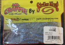Mr. Crappie Strike King MRCJ2-41 2” Joker Glimmer Blue-1pk of 15pc-NEW-SHIP 24H