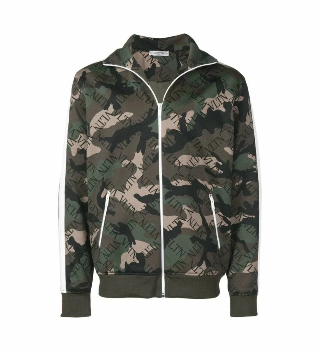 OFF-WHITE Monogram Band Track Jacket Black/Multicolor