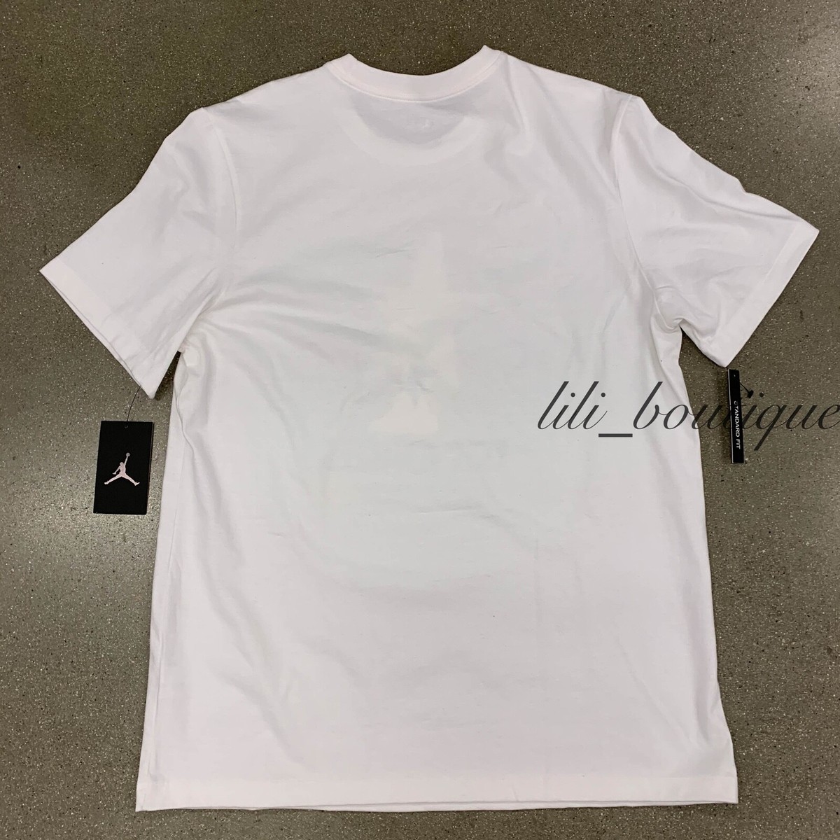NWT Nike CU2107-100 Men's Jordan Character LA Shirt Cotton White