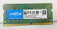 Crucial 16GB DDR4 3200 MHz PC4-25600 SODIMM Laptop Memory CT16G4SFRA32A.C8FE