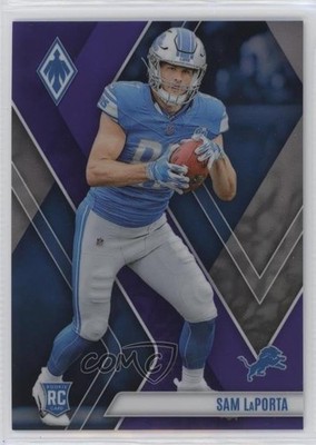 2023 Panini Phoenix Rookies Purple 87/125 Sam LaPorta #115 Rookie RC 0j7s