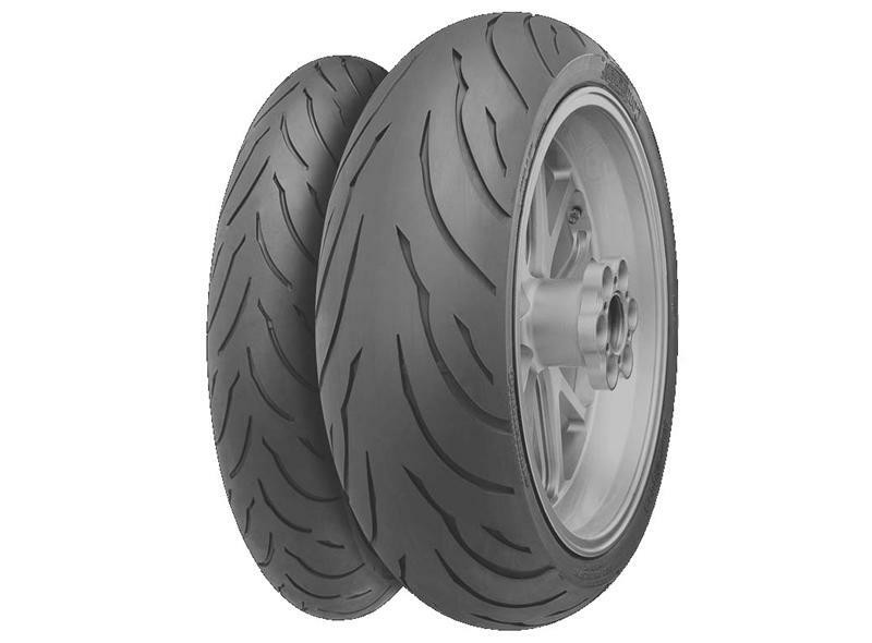 Pneu CONTINENTAL CONTIMOTION 140/70 R 17 évite les glissades sur route mouillée
