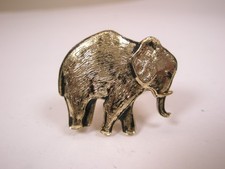 Elephant Animal SINGLE Vintage Cuff Link replacement lost/broken zq32