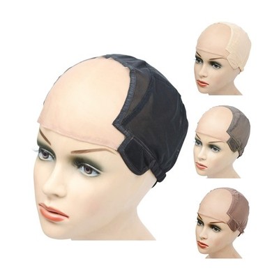 U Part Lace Wig Cap for Making Wigs Stretch to Ear Weaving Wig Cap with Adjus...