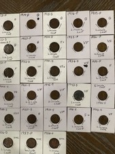 1909-1958 lincoln cent collection, read description