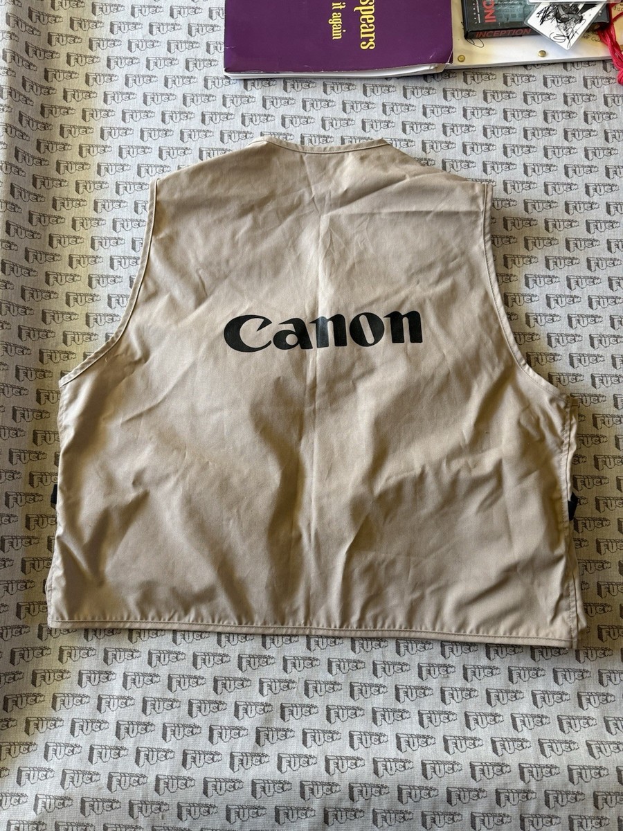 Vintage Professional Canon Camera Photography Vest Made In USA | eBay