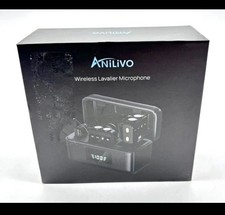 Anilivo Plug And Play Wireless Lavalier Microphone - Black 30 Meter Connection 