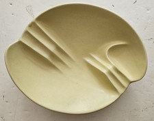 Vintage Mid-Century Yellow Ceramic Ashtray MC...