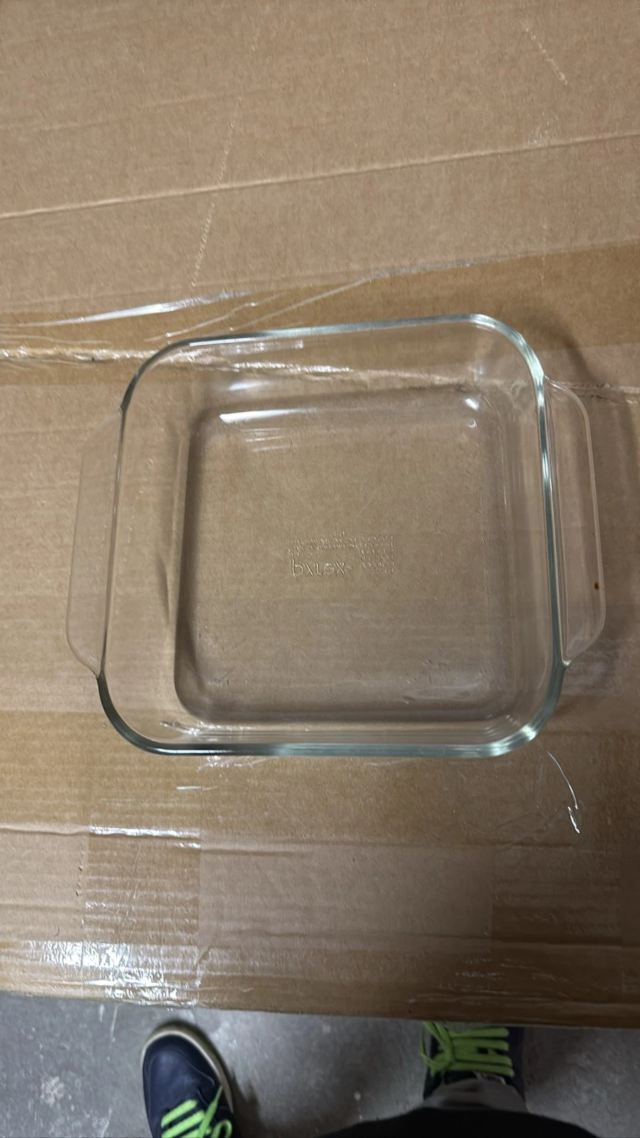 Pyrex 222-S 2 Qt Square Clear Glass Casserole Dish 8x8x2