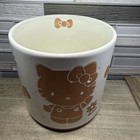 New Blue Sky Clayworks + Hello Kitty Flower Cream & Tan 5" Ceramic Planter — photo 2