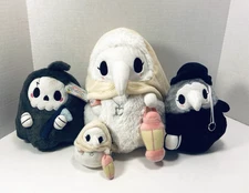 NY Soho Squishable Dr. Plague Nurse Lantern reaper mini Plush toy lot of 4 dolls