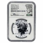 2024S Silver Peace Commemorative Dollar $1 FDOI NGC Reverse PF 70