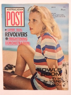 Australasian Post June 28 1973 Gina Davis Annette Hojer Doris Day Ryan O'Neal VG