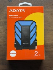 ADATA HD710 Pro - 2 TB External Hard Drive - Shockproof, Waterproof - NEW