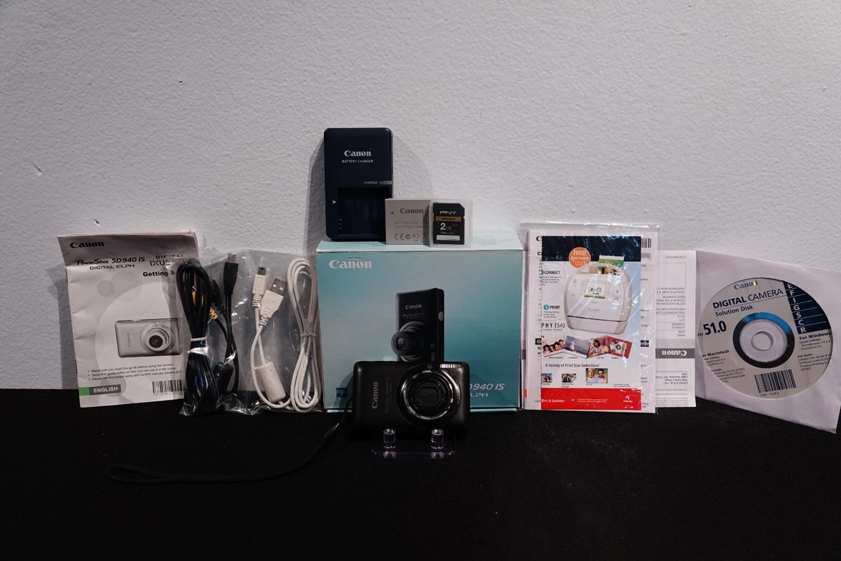 Canon PowerShot SD940 IS Digital Cameras for Sale | Shop New