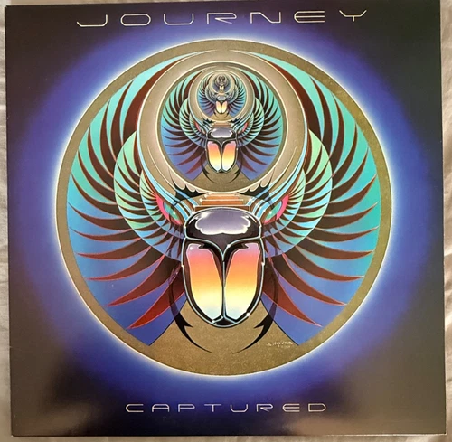 1981 JOURNEY CAPTURED 2 LP SET GATEFOLD W/ POSTER MINT CONDITION FIRST PRESSING