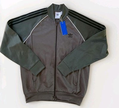 Adidas Adicolor Superstar Track Jacket Mens Size 2XL Gray Strata JY1295