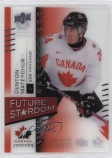 2024 Upper Deck Team Canada Juniors Future Stardom Red Denton Mateychuk 1ic