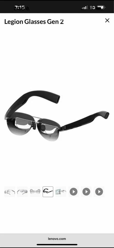 Lenovo Legion Xr Glasses Gen 2 Mint Condition Open Box - Image 4 of 4