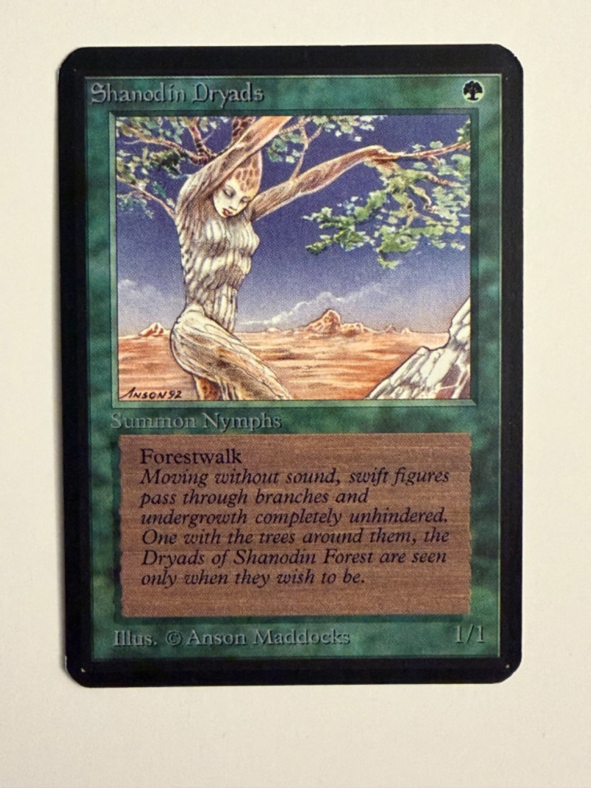 Shanodin Dryads Alpha NM-/LP MTG Magic the Gathering