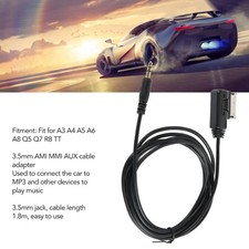 DC3.5mm to AMI MMI AUX Cable Audio Cable Music Interface Adapter for A3 A4 A5