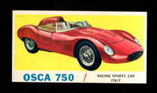 1961 Topps Sports Cars 19 Osca 750 2a
