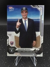 Fernando Mendoza RC 2026 Topps NOW Raiders #1 Overall Pick RC Raiders