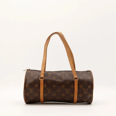 Sac à main Louis Vuitton Papillon 30 Toile monogrammée Marron Vintage - Photo 1/4