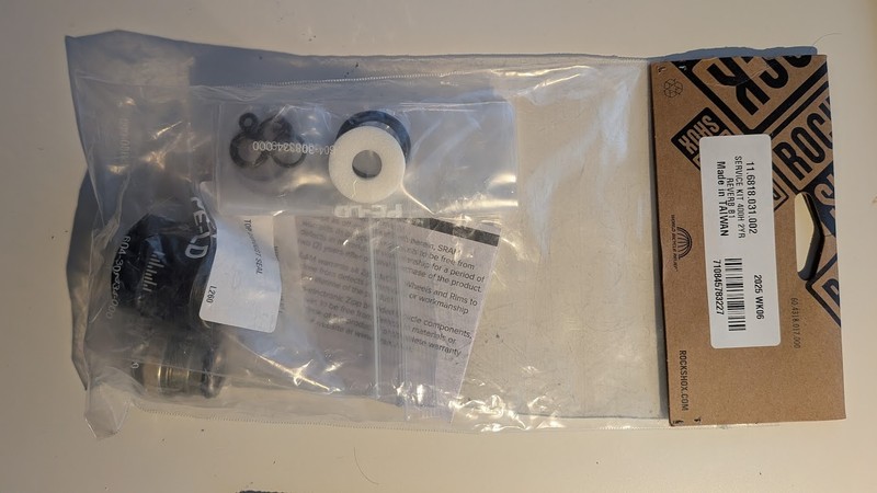Rockshox Reverb Service Kit 400hr 2year B1 11.6818.031.002 Updated Kit