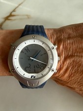 Vintage BMW Williams F-1 Team Speed Watch Ana-Digi Chronograph Blue Strap 2001