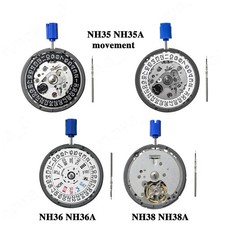 New GENUINE For SEIKO NH35/NH35A NH36/NH36A NH38/NH38A AUTOMATIC WATCH MOVEMENT