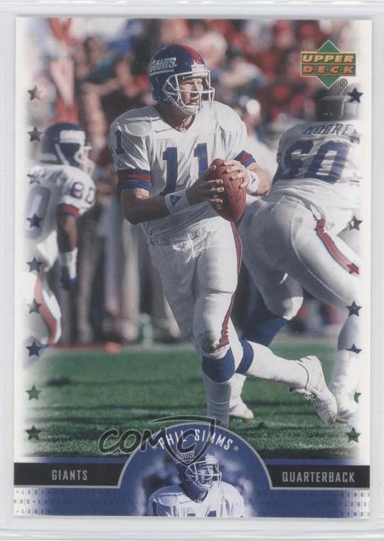 2005 Upper Deck NFL Legends Phil Simms #64 0c4