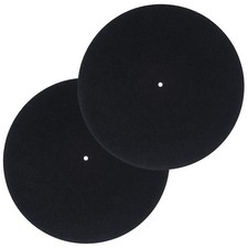 2Pcs Record Player Slip Mat,Felt Slipmats For Vinyl Turntable,Record Player...