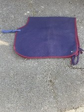 Full Colin Cook Thermalux Navy Burgundy Thermal Exercise Quarter Sheet Bum Rug