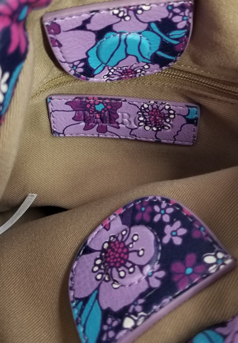 Talbots Drawstring Crossbody Handbag Blooming Flo… - image 6