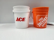 Ace Hardware & Home Depot Mini Bucket With Handle 0.5 Qt HTF