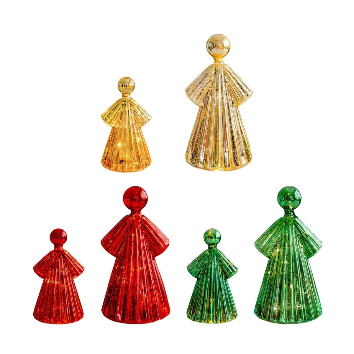 Amosfun Albero di Natale Topper Angel Treetop Decoration Figura di
