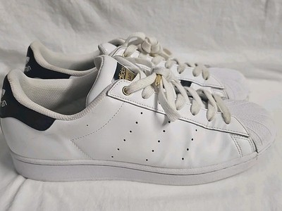 Adidas Superstan Low Top White Black Lace Up Men's Sneakers - STAN SMITH OGs 8.5