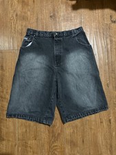 Vintage Joker Brand Shorts Mens 40 Baggy Skater Wide Leg Hip Hop Embroidered Y2K