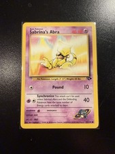 Sabrina's Abra 93/132 Gym Challenge Pokemon Card on eBay