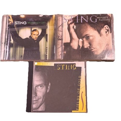 Sting CD Lot 3 Fields Of Gold Brand New Day Mercury Falling