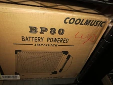 COOLMUSIC BP-80 BATTERY POWERED PORTABLE GUITAR AMPLIFIER NEW OTHER