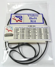 VCR Belt KIT for HITACHI VT1200A VT1400A VT1570A VT1710A VT1800A VT2000A + MORE