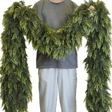70.8in Christmas Garland – Realistic Pine Vine for Fireplace, Outdoor & Farmhous
