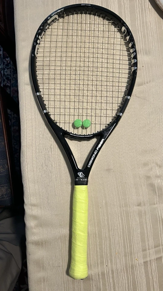 GAMMA C-4.0 Diamond Fiber Tech Tennis Racquet No. 4 Grip Mid Plus 4 1/2 SST - Image 2 of 4