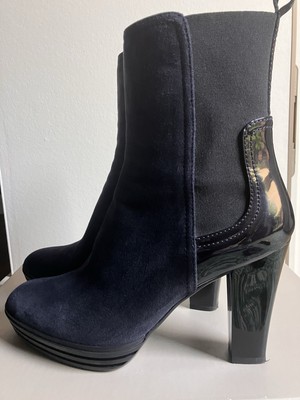 Tolle HOGAN by TODS Stiefeletten - Blau - Gr. 39,5 - wie neu - NP   399