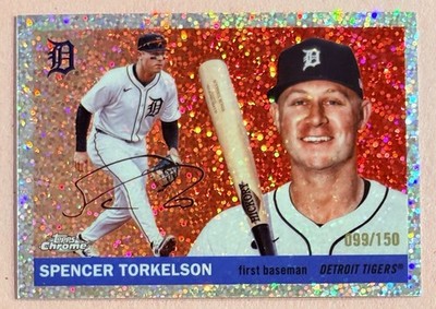 2025 Topps Chrome Platinum - Spencer Torkelson #153 (RC) Speckle Refractor /150
