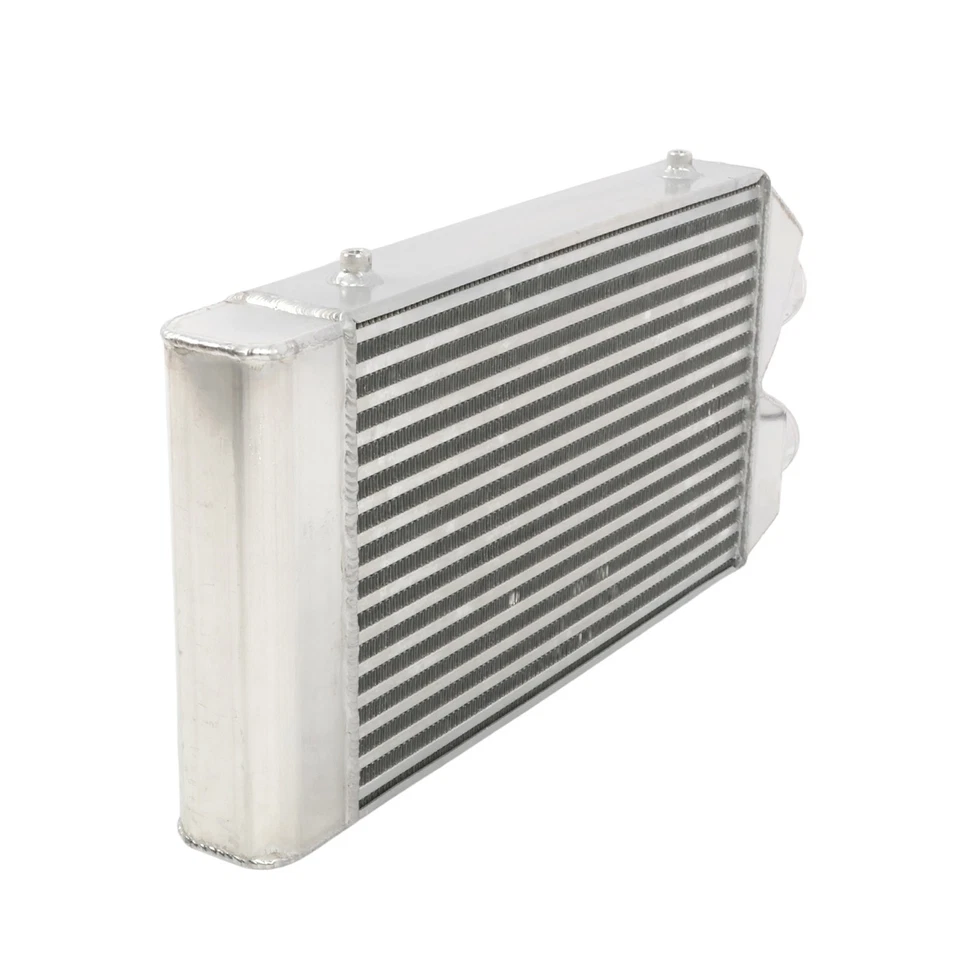 25x11x3" Universal Aluminum Front Mount Intercooler 2.5" Inlet Outlet Same Side - Image 4 of 4